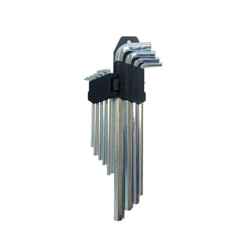 1.5 MM - 10 MM / YSK Kunci L Hexagon Rata Panjang Wrench Screw 9 Pcs Set