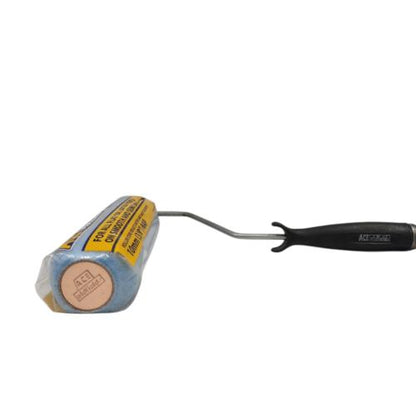 9 INCH / ACE OLDFIELDS Kuas Busa Roll Cat Tembok Kayu Besi Besar + Gagang Set