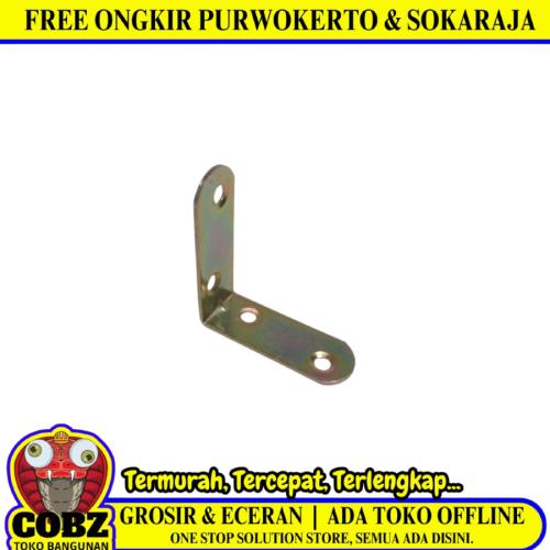 5 CM × 5 CM / TM Siku Rak L Shelf Brackets Penyangga Kuningan