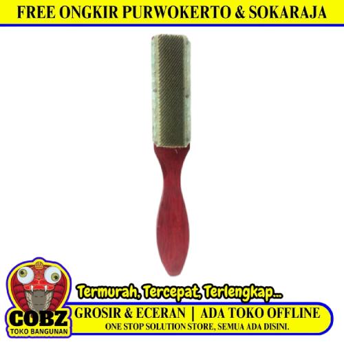 1 BARIS / NM Sikat Kawat Kuningan Pembersih Karat Gagang Kayu