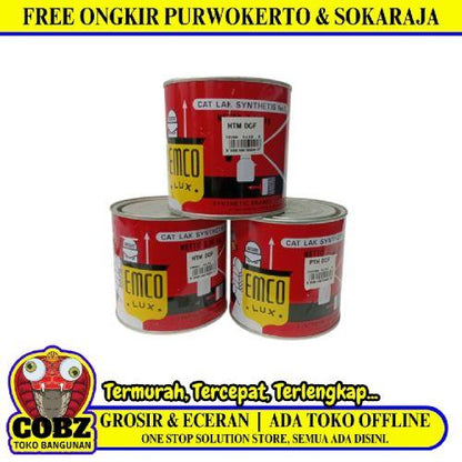 1/2 KG / EMCO DOFF Cat Kayu Besi Wood Metal Paint Kaleng