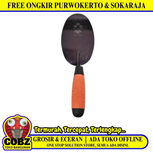 6 IN / CARL SCHLIEPER Cetok Sendok Semen Acian Trowel Bulat Gagang Karet