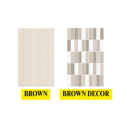 25 CM x 40 CM / PLATINUM ADORE Keramik Dinding Kamar Mandi Glossy Dus