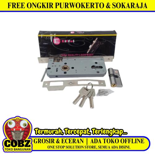 EIFELL Slot Body Kunci Pintu Dorong Besar Set