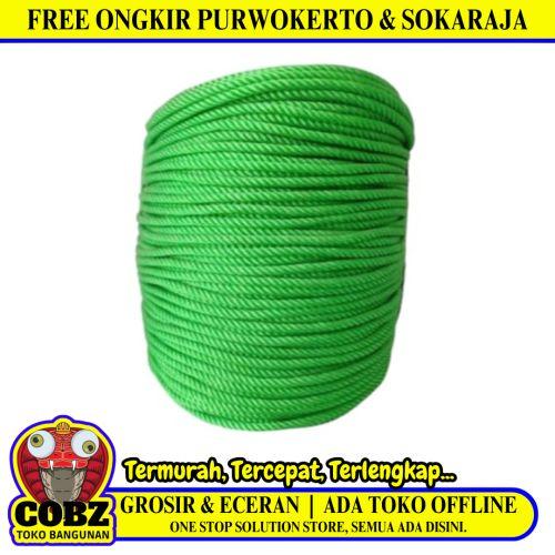 6 MM / NM Tali Tambang Ikat Nylon Plastik PVC Warna Per Meter
