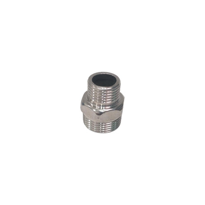 1/2 IN × 3/4 IN / NM Double Nepel Drat Luar Male Thread Stainless
