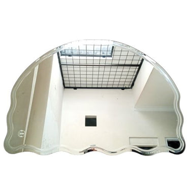 78 CM X 75 CM / ISANO Cermin Wastafel Kaca Kamar Mandi Abstrak Set
