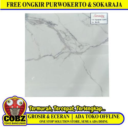 60 CM x 60 CM / SERENITY SLOVENIA CLASSIC Granit Lantai Rumah Glossy Dus