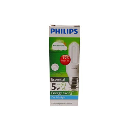 5 WATT / PHILIPS Essentials Lampu Bohlam Jari Tube Putih