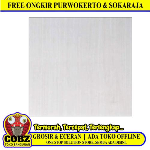 60 CM x 60 CM / ARNA KIANO WHITE Granit Lantai Rumah Glossy Dus