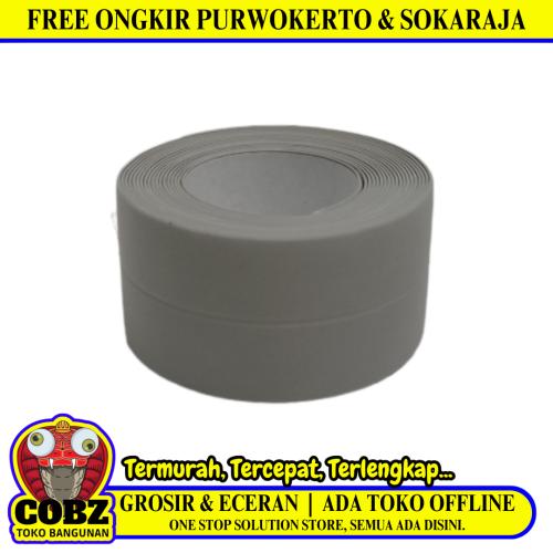 300 CM / COBZ Seal Penutup Celah Pinggiran Kloset  Wastafel Abu