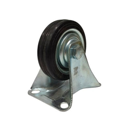 3 IN / TRIPLE-S Roda Mati Trolly Gepeng Plat 72 MM Karet Hitam