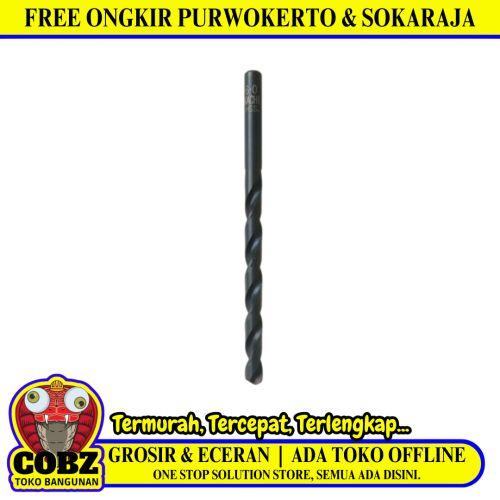 6 MM / NACHI Shank Twist Drill Bits Mata Bor Besi Baja Kayu PVC