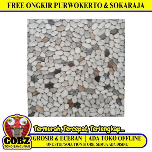 50 CM x 50 CM / UNO RUST CORALIA Keramik Lantai Teras Garasi Matte Grey Dus