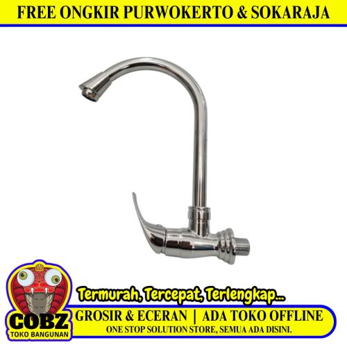 1/2 IN / ONDA V 625C Kran Angsa Sink Bak Cuci Piring Tembok Stainless