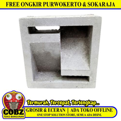 20 CM x 20 CM / BL 51 Rooster Lubang Angin Semen 1 Sisi Biji