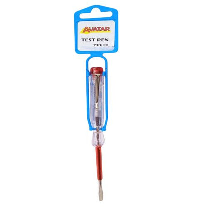 6 IN / AVATAR 118 Obeng Tespen AC Listrik Lampu Cahaya Plus Minus