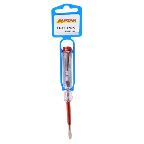 6 IN / AVATAR 118 Obeng Tespen AC Listrik Lampu Cahaya Plus Minus