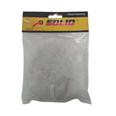 5 IN / SOLID Wool Polish Polishing Pad Sponge Poles Woven Mobil