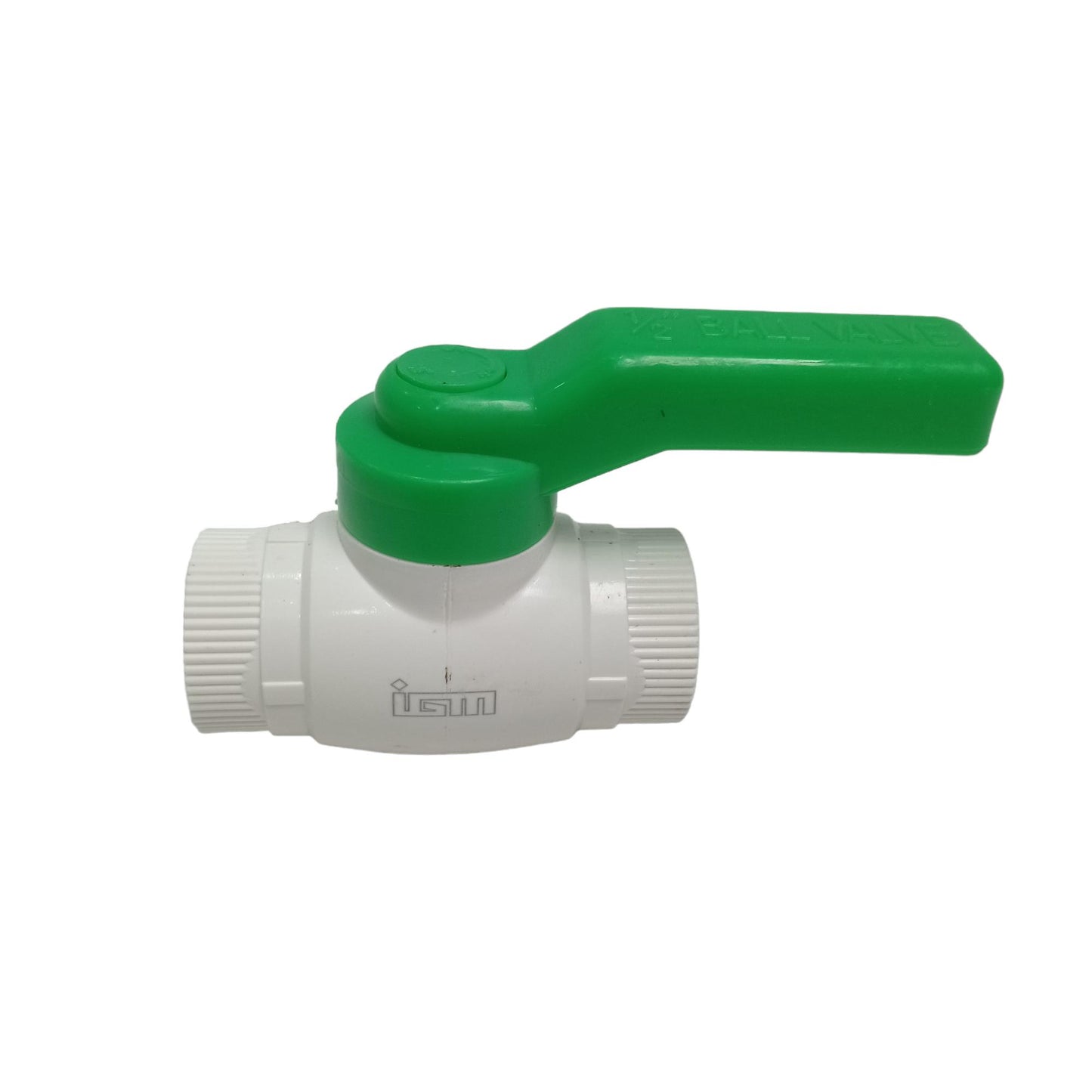 1/2 IN / IGM Stop Kran Polos Ball Valve Engkol Plastik PVC