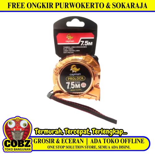 7.5 M / CAYMAN Meteran Alat Ukur Tukang Bangunan Measuring Tape