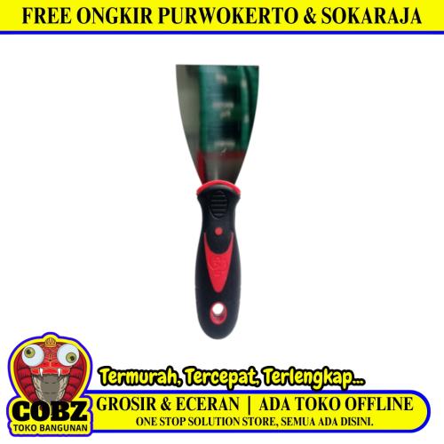 2 1/2 IN / CAB Sekrap Kape Scrapper Cat Perata Acian Gagang Bahan