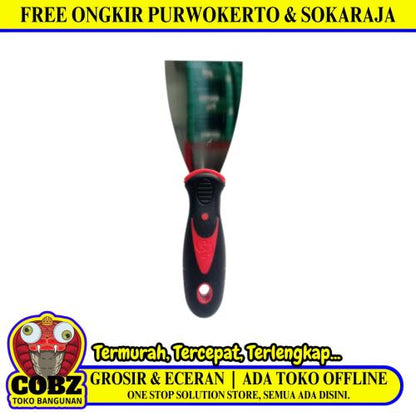 2 1/2 IN / CAB Sekrap Kape Scrapper Cat Perata Acian Gagang Bahan