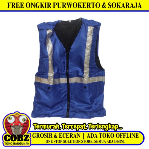 SIZE XL / NM Rompi Proyek Tukang Kerja Lapangan Parasit Biru