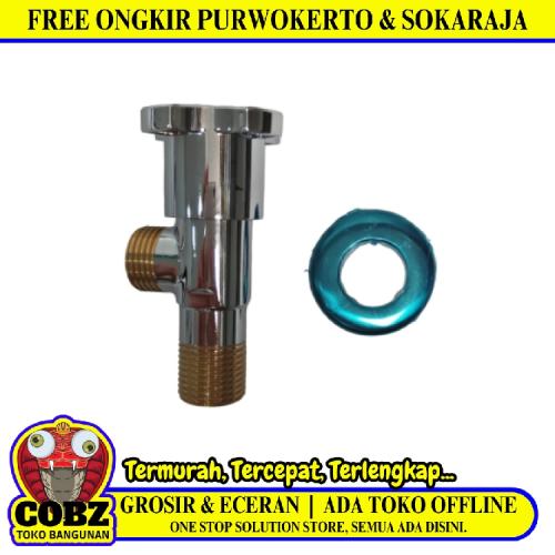 1/2 IN / NM AB-47CU Stop Kran Air Shower Kloset Monoblok Stainless