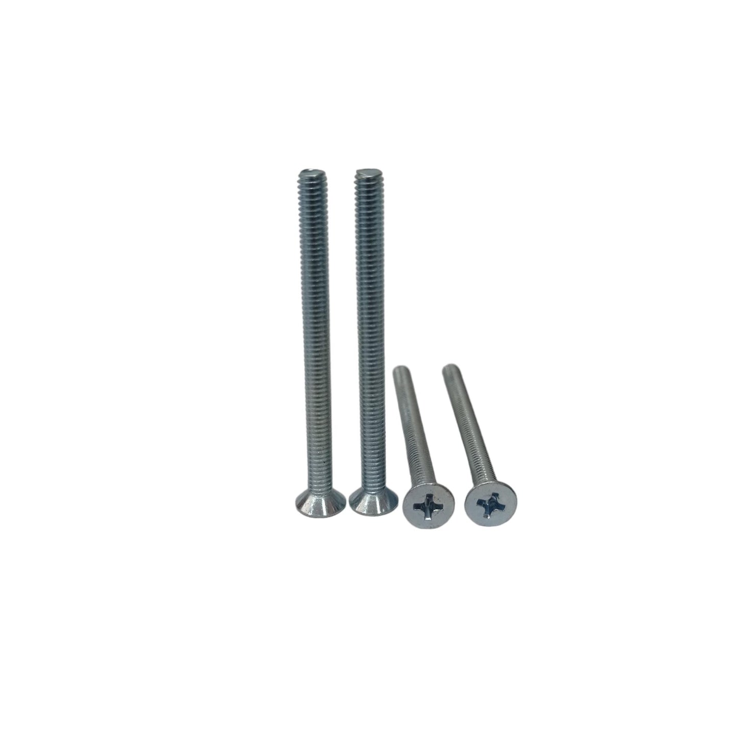 M 4 x 50 MM / TM Baut JF Kepala Rata Plus Putih Biji