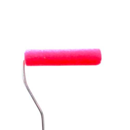 4 IN / WS Kuas Busa Roll Cat Tembok Kayu Besi Kecil + Gagang Set