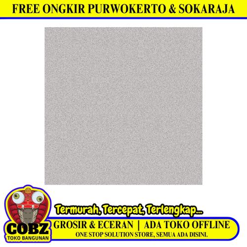 40 CM x 40 CM / ASIA TILE OCRA Keramik Lantai Rumah Glossy Grey Dus