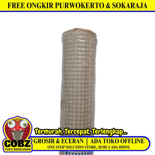 1/2IN x 1/2IN x 90CM x10 M /Kawat Ram Loket Ayakan Pasir Galvanis Roll