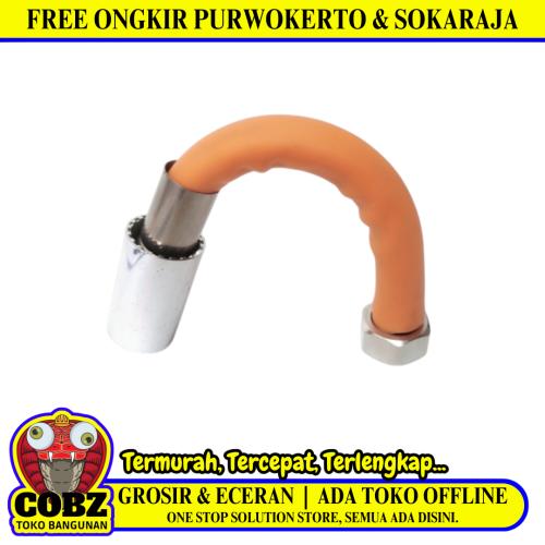 20 CM / NM Cucut Corong Sambungan Kran Fleksibel Wastafel Karet