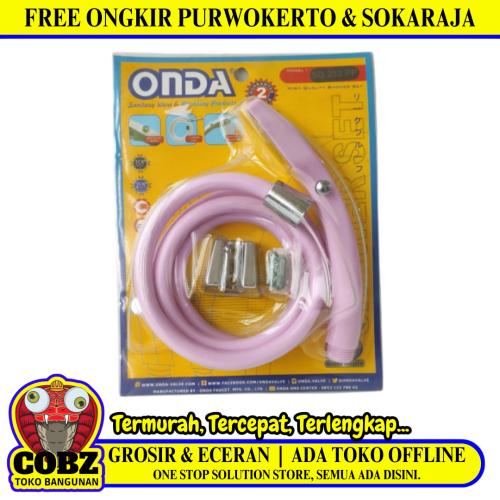 1/2 IN x 150 CM / ONDA SO 232 PP Hand Shower Tangan Kamar Mandi Set