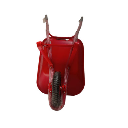 VPR Gerobak Sorong Pasir Proyek Cor Semen 1 Roda Ban Hidup Merah Set