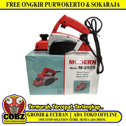 MODERN M-2920 Mesin Pasah Serut Ketam Kayu Kabel Set