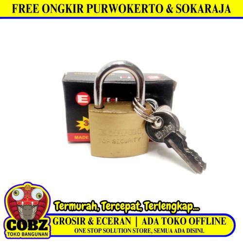 30 MM / EIFFEL 01 Gembok Pintu Pagar Padlock Anti Maling Leher Pendek