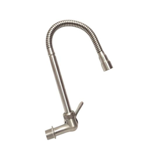 1/2 IN / SKL Kran Angsa Fleksibel Sink BCP Tembok Stainless