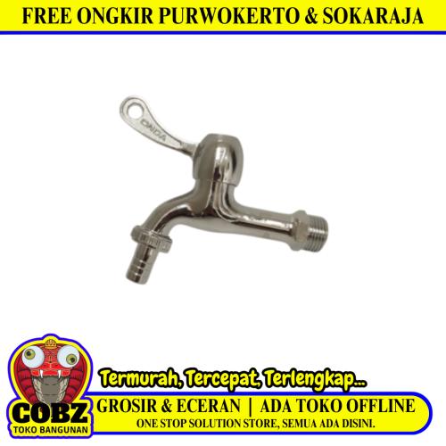 1/2 IN / ONDA Kran Air Taman Kamar Mandi Mesin Cuci Stainless