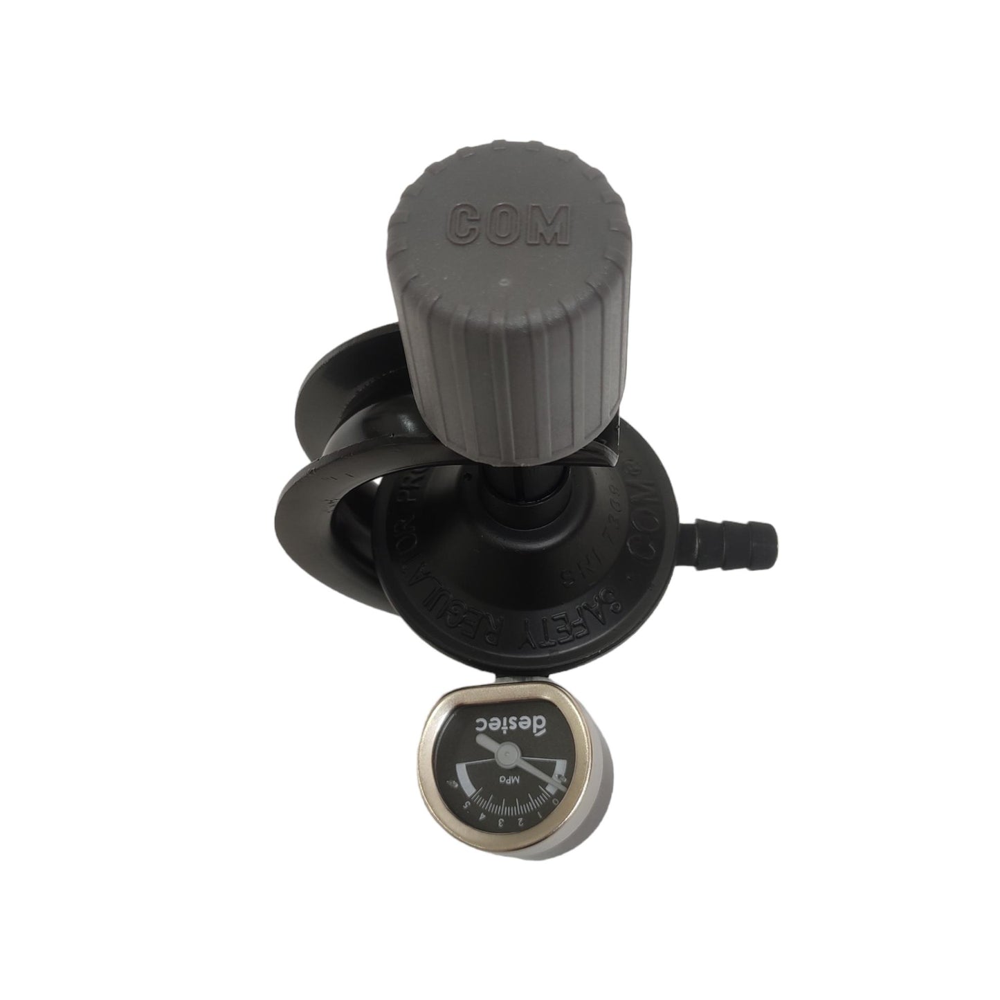 COM U12 RM Regulator Kepala Tabung Gas LPG Tekanan Rendah + Meteran