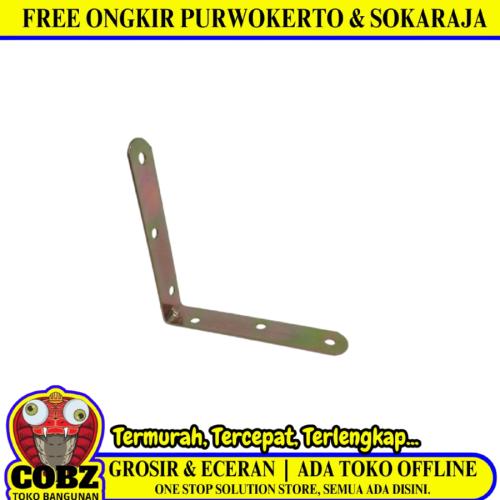 10CM×10CM / COBZ Siku Rak L Shelf Brackets Penyangga Kuningan