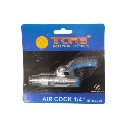 1/4 IN / TORA Stop Kran Angin Mesin Kompresor Kuningan