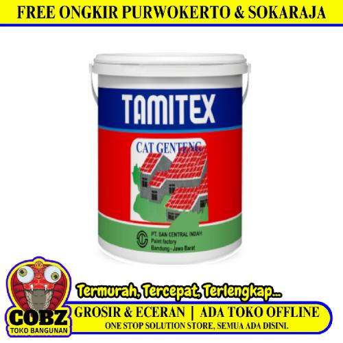 20 KG / TAMITEX STANDARD Cat Genteng Kolam Tembok Roof Paint Pail