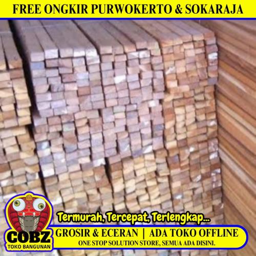 2 CM x 3 CM x 3 M / NM Kayu Reng Balok Kisi Cor Proyek Batang
