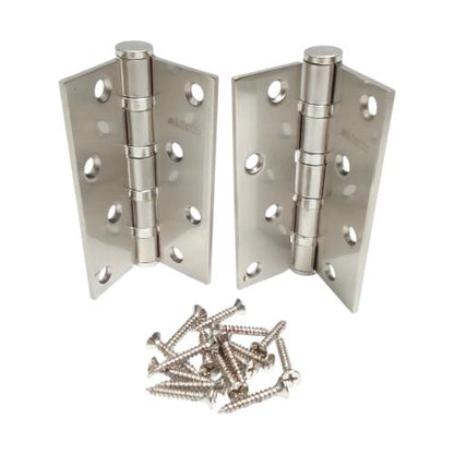 4 IN / ATIANTIC Engsel Kupu-Kupu Pintu Jendela Hinge Stainless Set