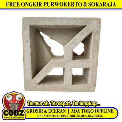 20 CM x 20 CM / BN MTF 13 Rooster Pasir Putih 1 Sisi Biji