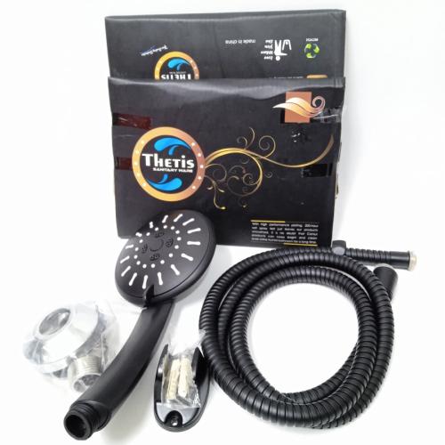 1/2 IN / THETIS Keran Shower Panas Dingin Stainless+Selang+Shower Set