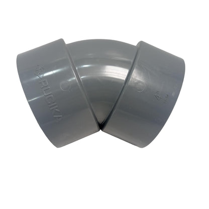4 IN / RUCIKA D-45L Elbow Knee Keni 45 Derajat Fitting Pipa PVC