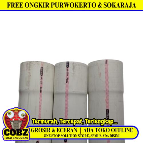 6 IN / RUCIKA WAVIN D Lis Merah Pipa Pralon Paralon PVC Putih Batang